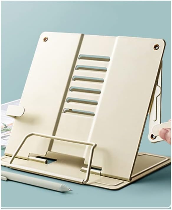 Book Stand Desk Book Stand Metal Reading Rest Book Holder Adjustable Cookbook Documents Holder Portable Bookstands