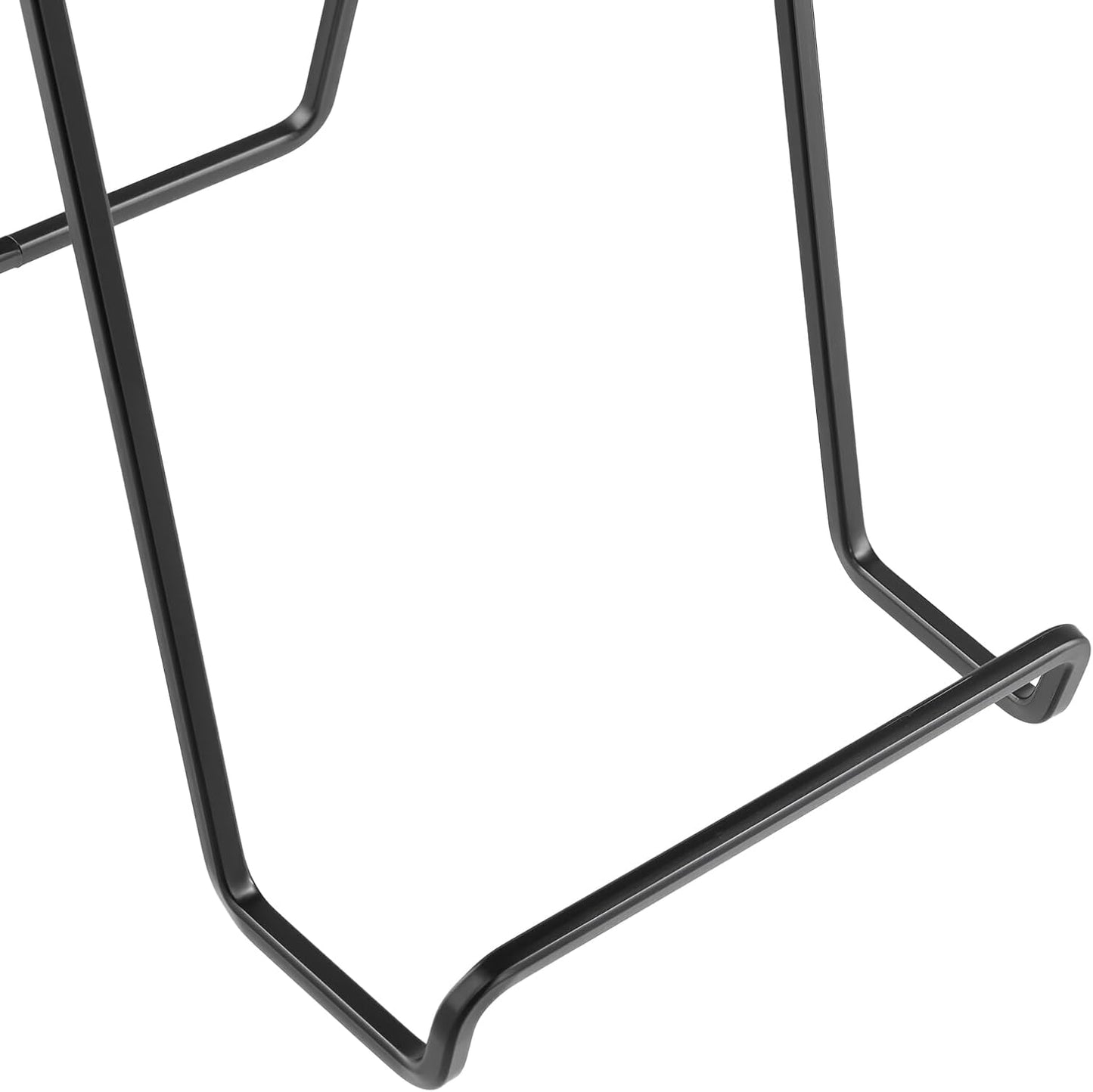 SINJEUN 8 Pack 8 Inch Display Stands, Picture Frame Holder Stand, Tabletop Picture Easel Stand, Black Iron Frame Stand for Decorative Plates, Photo Frames