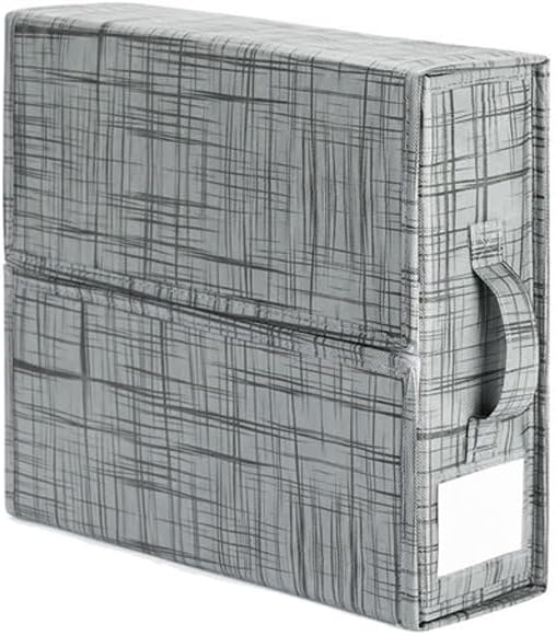 Underbed Storage Bag For Portable Foldable Quilt Wardrobe Clothes Box Organizer Large Capacity(D)