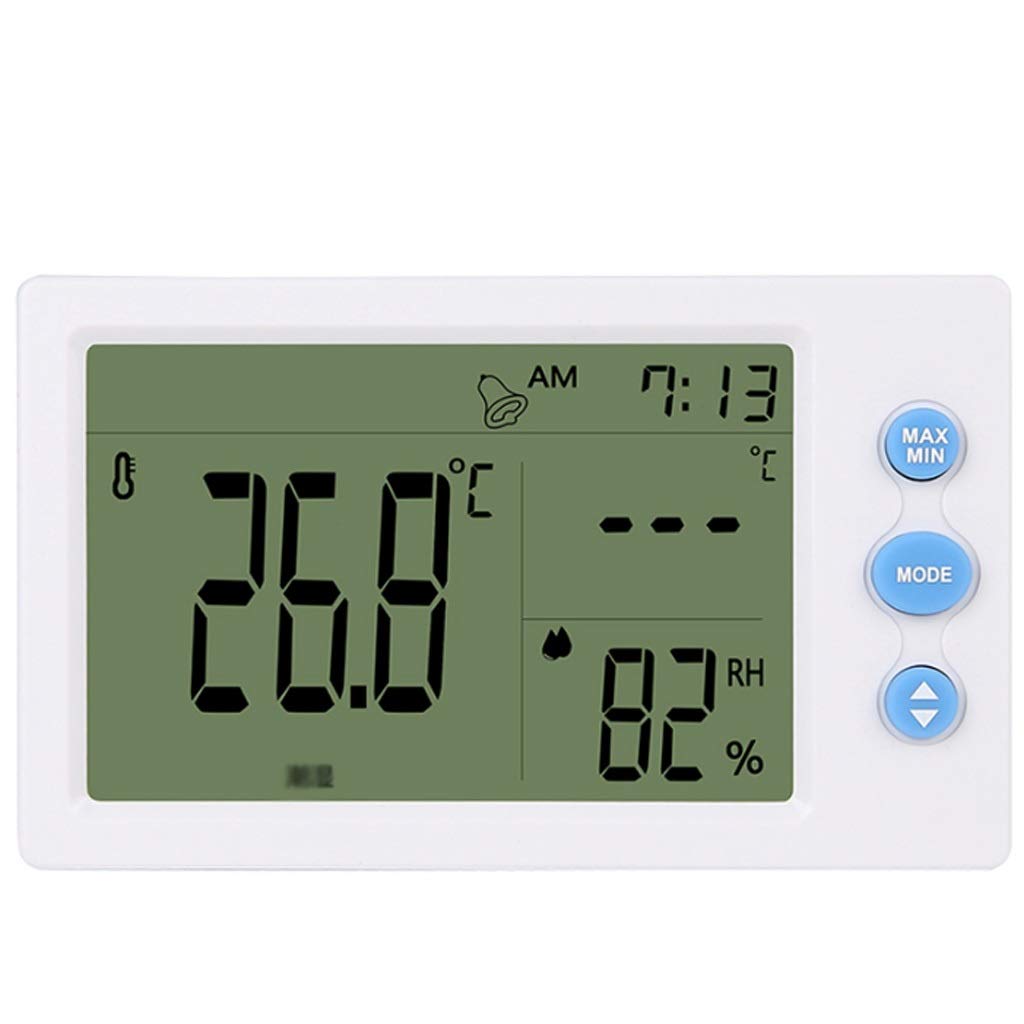 High-Precision Temperature and Humidity Meter Wall-Mounted Digital Display Indoor Household Multifunctional Belt Sensor