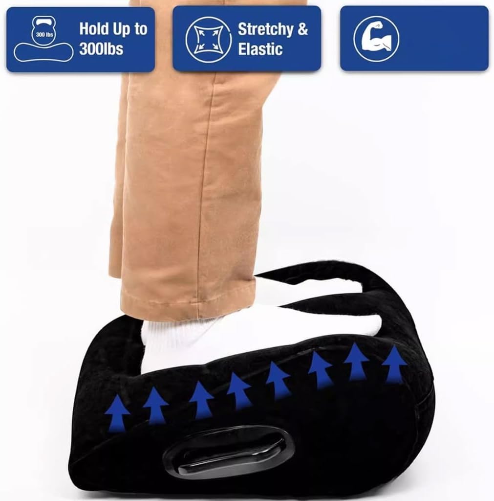Multi-Position Inflatable Bed Wedges - Adjustable Orthopedics Cushion for Back, Knee & Leg Supports, Flockeds PVC