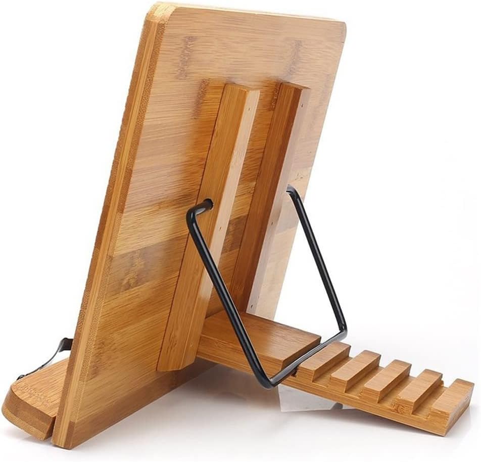 5 Levels of Height Adjustment Reading Rest Tablet Cook Home Study Room Book Holder Pages Fixed