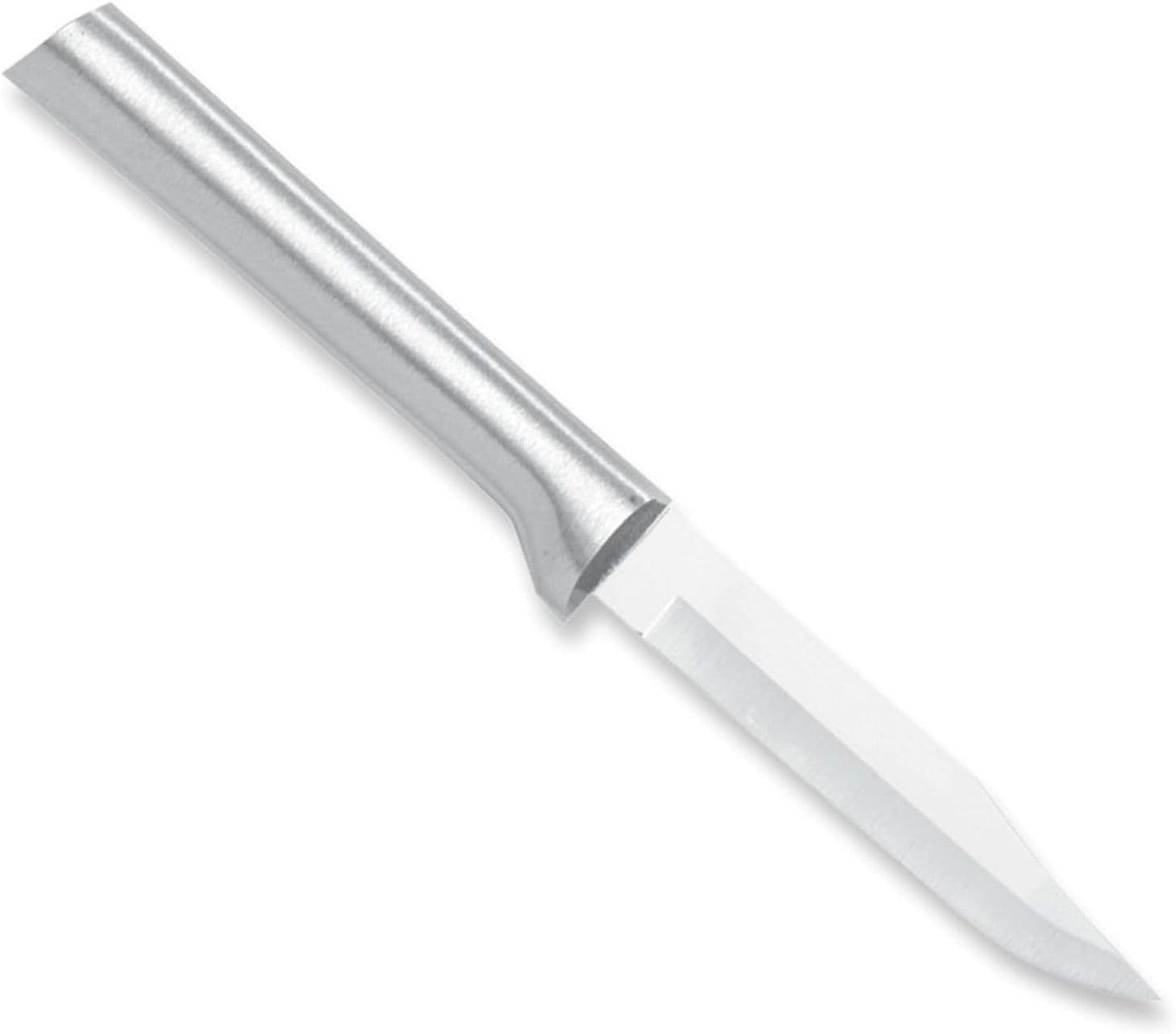 Rada Cutlery Regular Paring Knife (R101), 3.25" Stainless Steel Blade, Silver Handle, Pack of 2