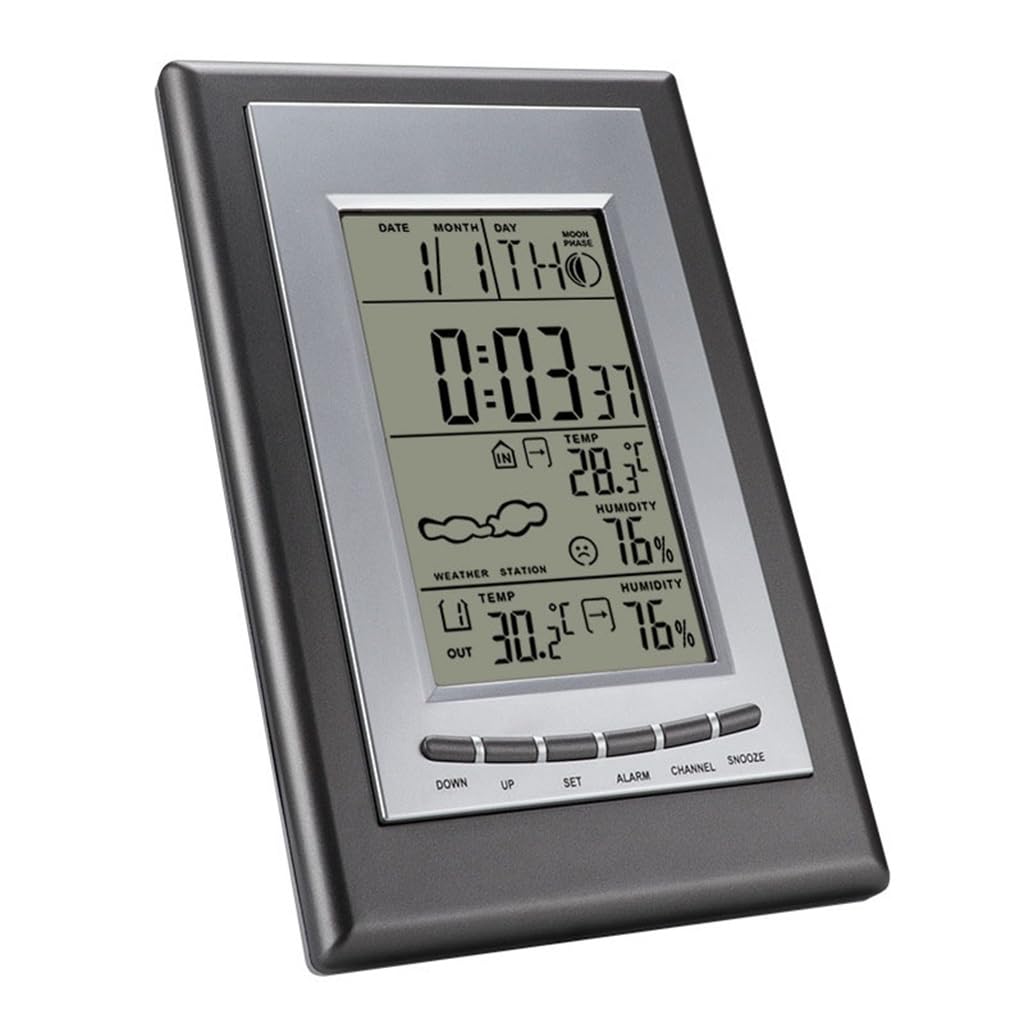 Weather Station Indoor and Outdoor Temperature thermometers, Household wall Mounted Desktop Type