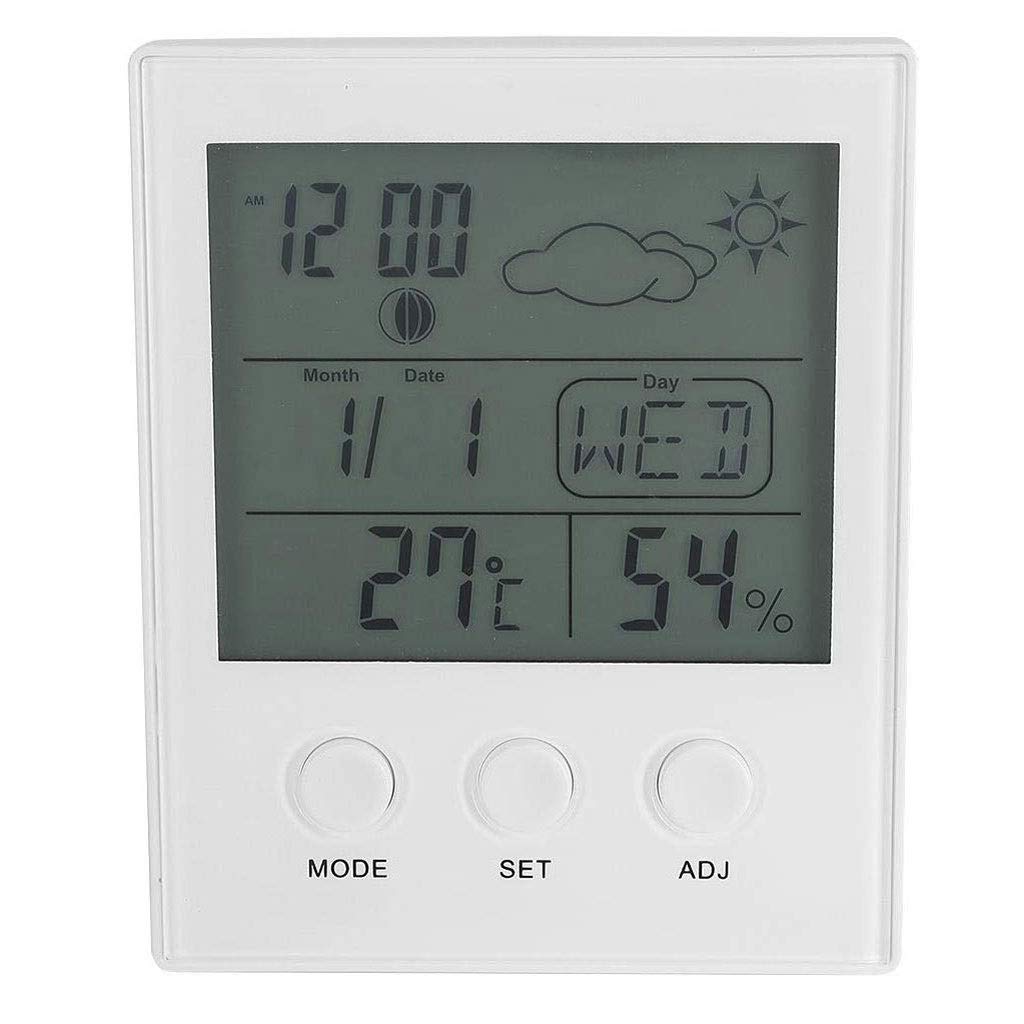 Digital Hygrometer Thermometer, Large Screen with Temperature and Humidity Meter, High Accuracy Gauge for Home Office Greenhouse