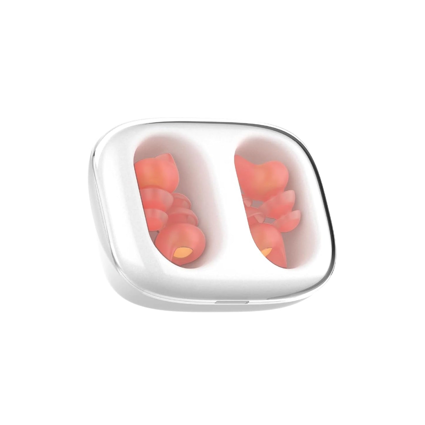 Shhh… Out Like a Light Earplugs for Sleeping – High Noise Reduction Sleep Earplugs with Glow Core, Super Soft Thermoactive Material, 2 Pairs with Case, for Snoring & Loud Environments