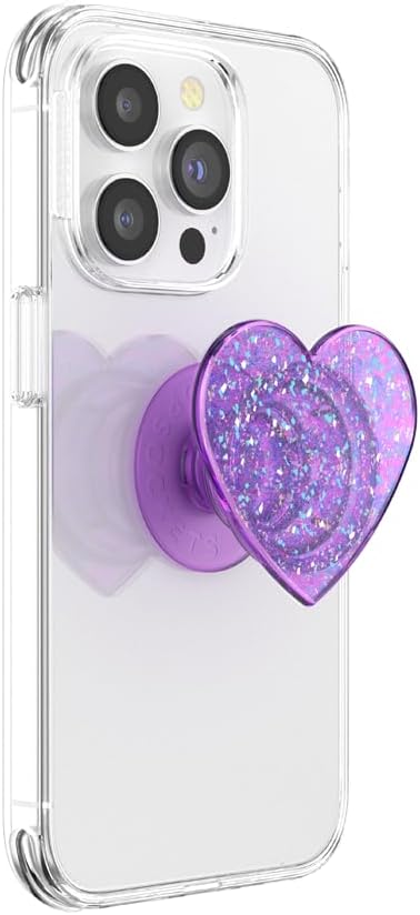 PopSockets Adhesive Phone Grip, Holder, Phone Stand, Heart - Confetti Heart