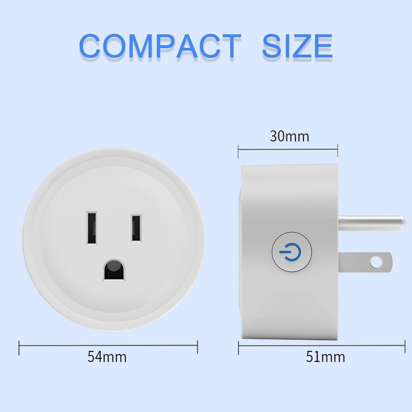 ExIoTy Smart Plug, Works with Alexa Only, Simple Setup with One Voice Command, Voice Control, Remote Control, Timer & Schedule & Group Controller, (Note: 𝘼𝙡𝙚𝙭𝙖 𝙙𝙚𝙫𝙞𝙘𝙚 𝙧𝙚𝙦𝙪𝙞𝙧𝙚𝙙)