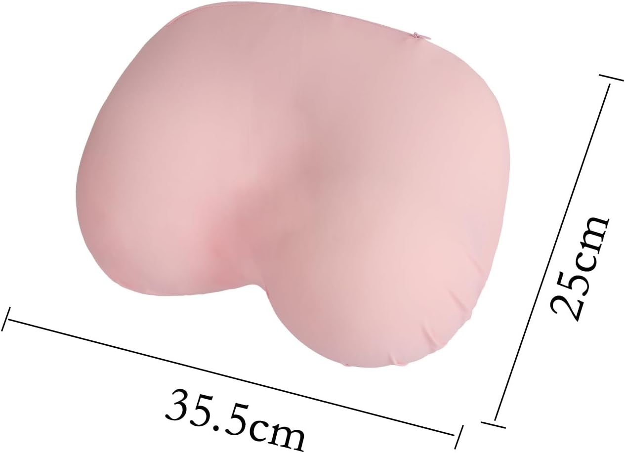 haozaikeji Boobs Breasts Pillow Cushion Creative Boobs Pillow Female Boob Pillows Memory Foam Chest Shaped Sleep Pillows for Couples Home Decor for Valentine's Day