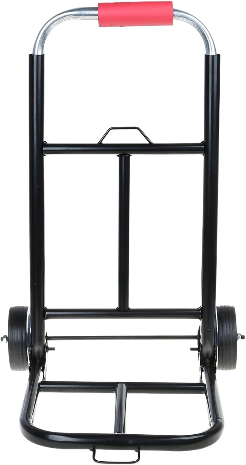 Functional Folding Hand Truck Portable Folding Trolley For Easy Maneuvering Practical Cart For Urbans Shoppers