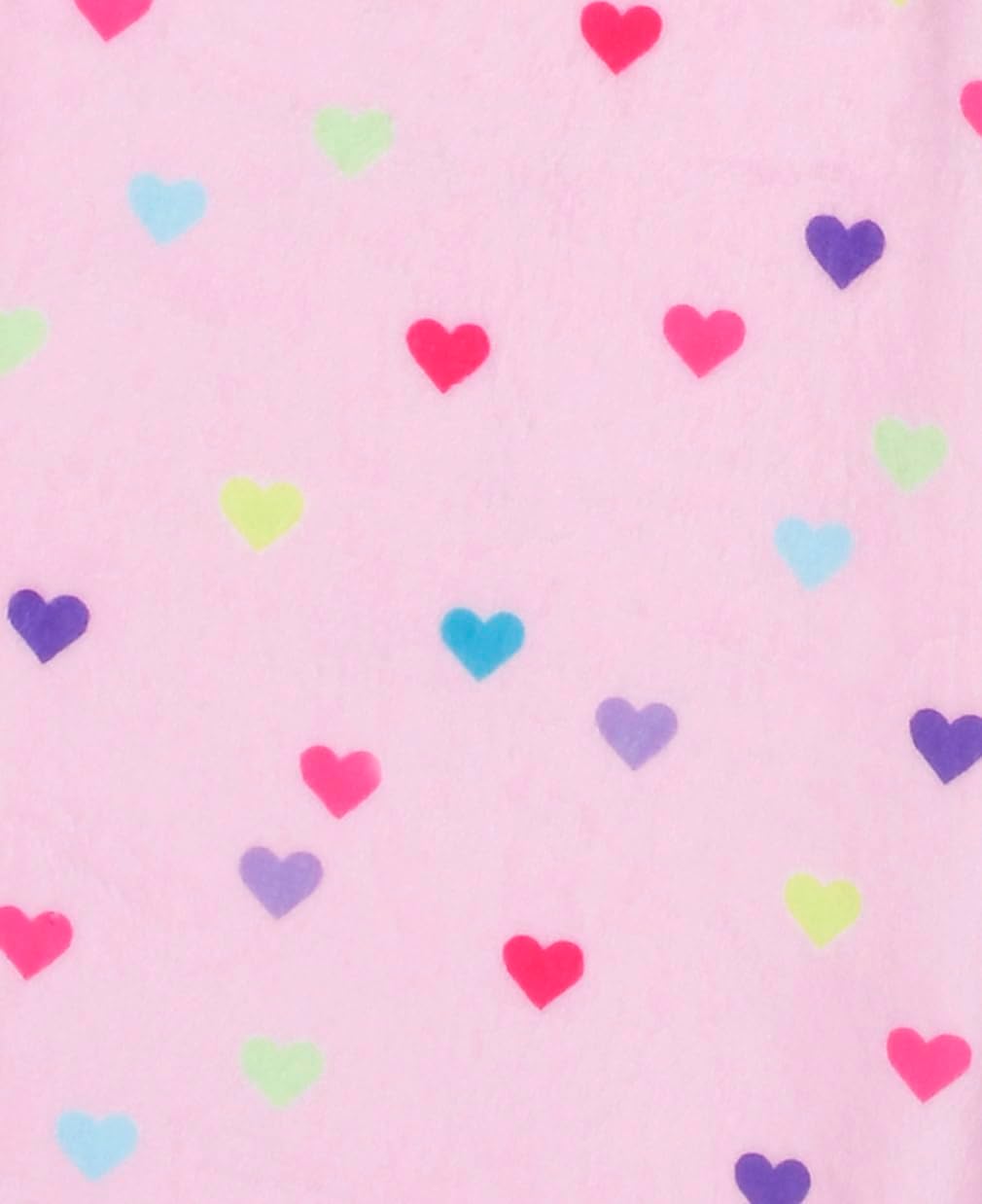iscream Love-ly Print Silky Soft Plush 56" x 60" Fleece Throw Blanket - Heart Confetti
