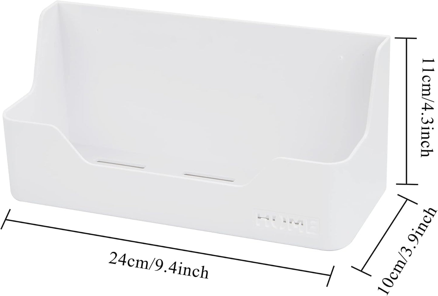 Bedside Shelf,Small Plastic Wall Mounted Adhesive Storage Caddy Shelf Organizer Accessory for Cell Phone,Reading Glasses,Remote Control,Earphone | Great for Home,Office,Dorm (Box Type)