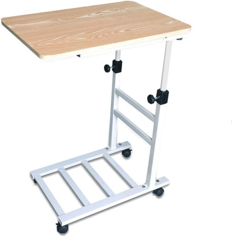 Computer Desk - Portable Laptop Table, Height & Angle Adjustable, Standing, Notebook Stand Reading Holder for Couch Floor(Desktop Long 75cm Wide 40cm)