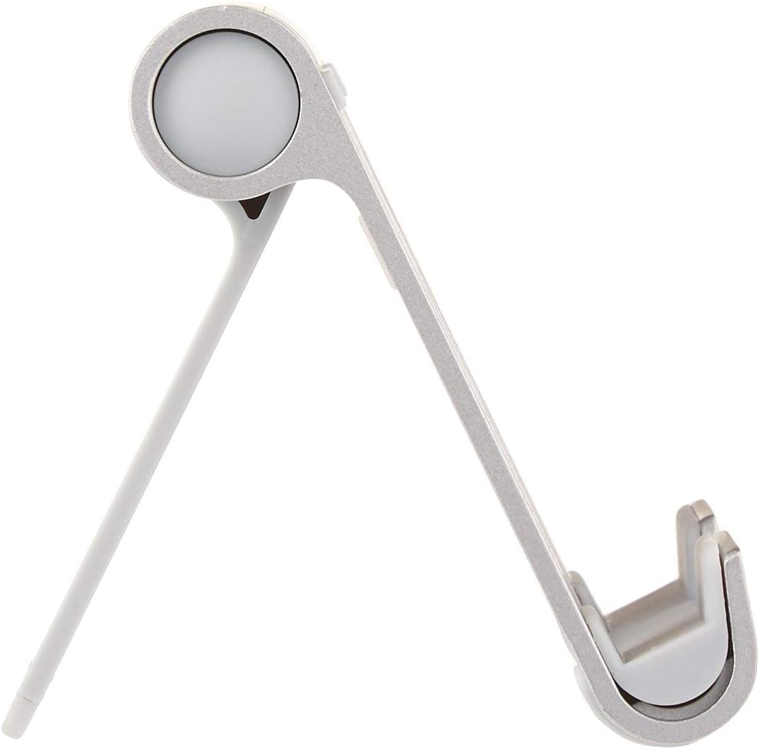 AmazonBasics L6LSH001-CS-R Multi-Angle Portable Stand for Tablets, E-readers and Phones - Silver