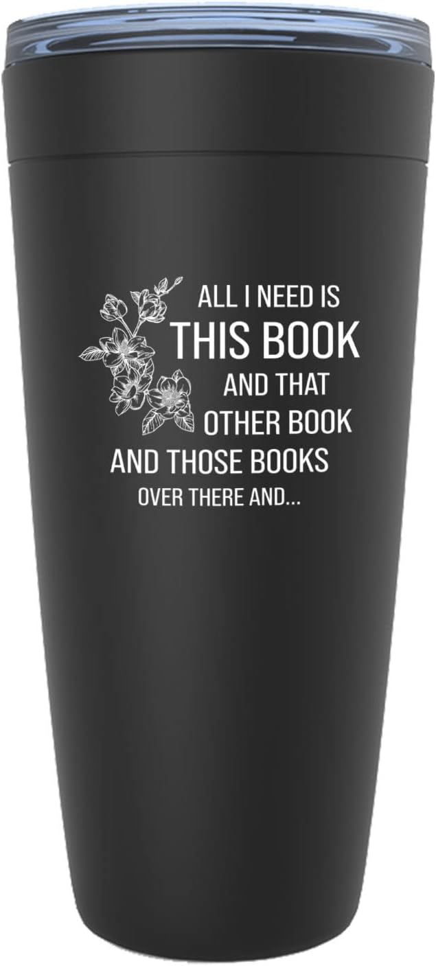 Book lovers Black Edition Viking Tumbler 20oz - I Need This Book - Author Writer Library Editor Introvert Lovers Cat Chill Relax Bookworm Reading
