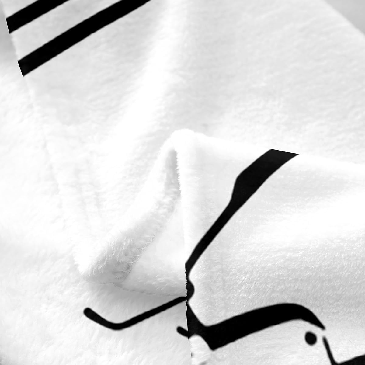 Feelyou Helicopter Flannel Fleece Throw Blanket Throw 50"x60" Black White for Boys Teens Airplane Print Plush Blanket Aircraft Flying All Season Bed Blanket
