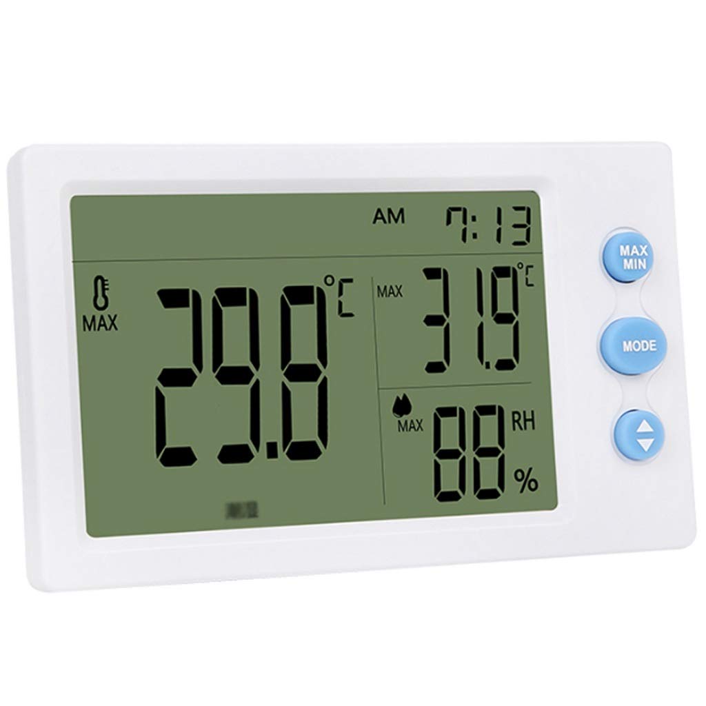 High-Precision Temperature and Humidity Meter Wall-Mounted Digital Display Indoor Household Multifunctional Belt Sensor