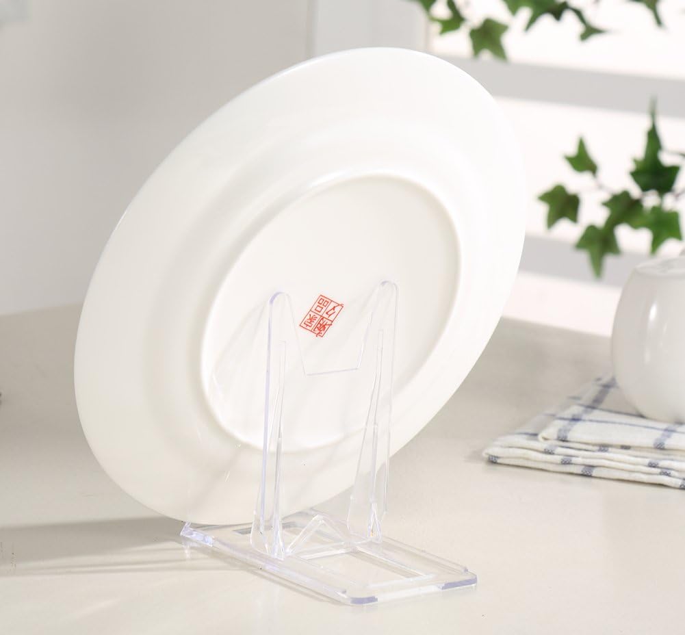 Artliving Two Part Adjustable Clear Acrylic Plastic Display Stand Easel (set of 6)