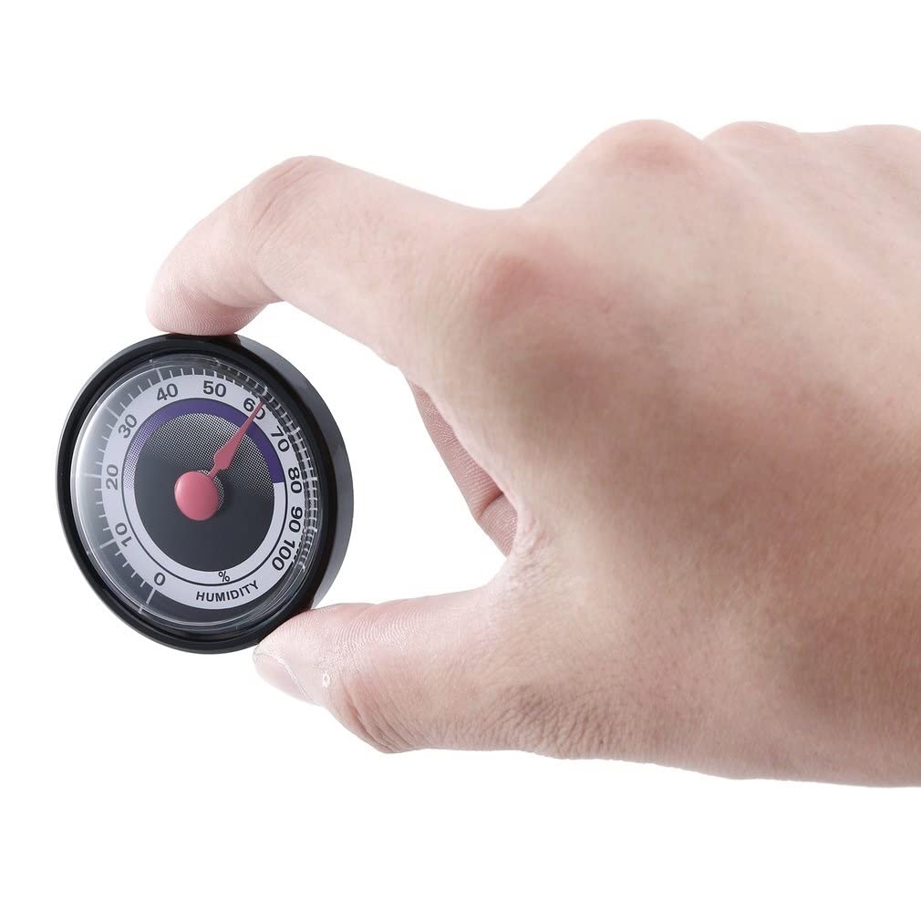 Portable Accurate Analog Hygrometer Humidity Meter Mini Power-Free for Indoor Outdoor Household
