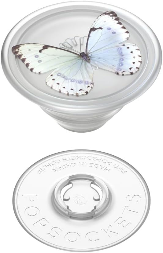 PopSockets Adhesive Phone Grip, Holder, Phone Stand, Butterfly - Whisper Moth