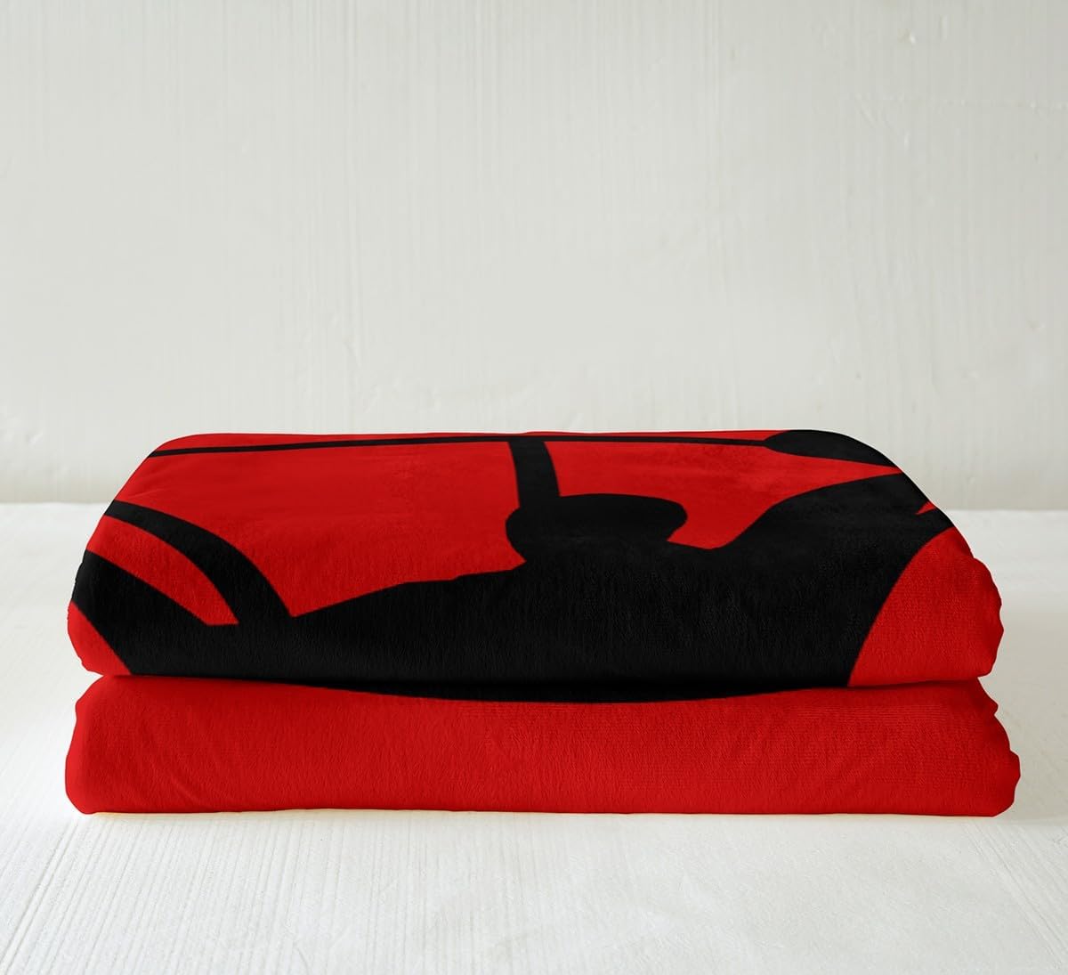 Basketball Bed Blanket Sports Games Throw Blanket Lightweight Soft Cozy Luxury Red and Black Fleece Blanket Basketball Court Flannel Blanket for Sofa Bedroom Office Travel All Season(Twin 60"x80")