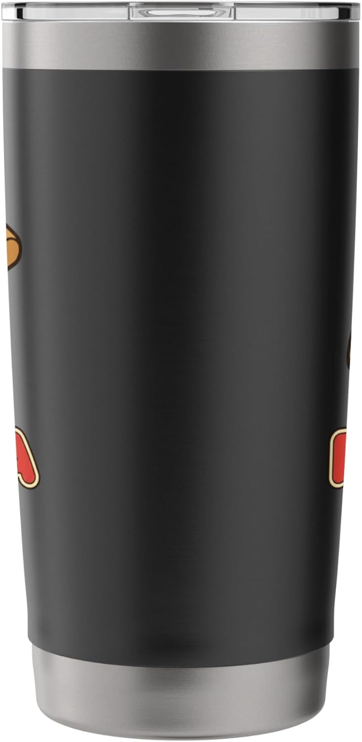 It's Pizza Day Cute Slice Funny Food Lover Pizza Day Stainless Steel Insulated Tumbler