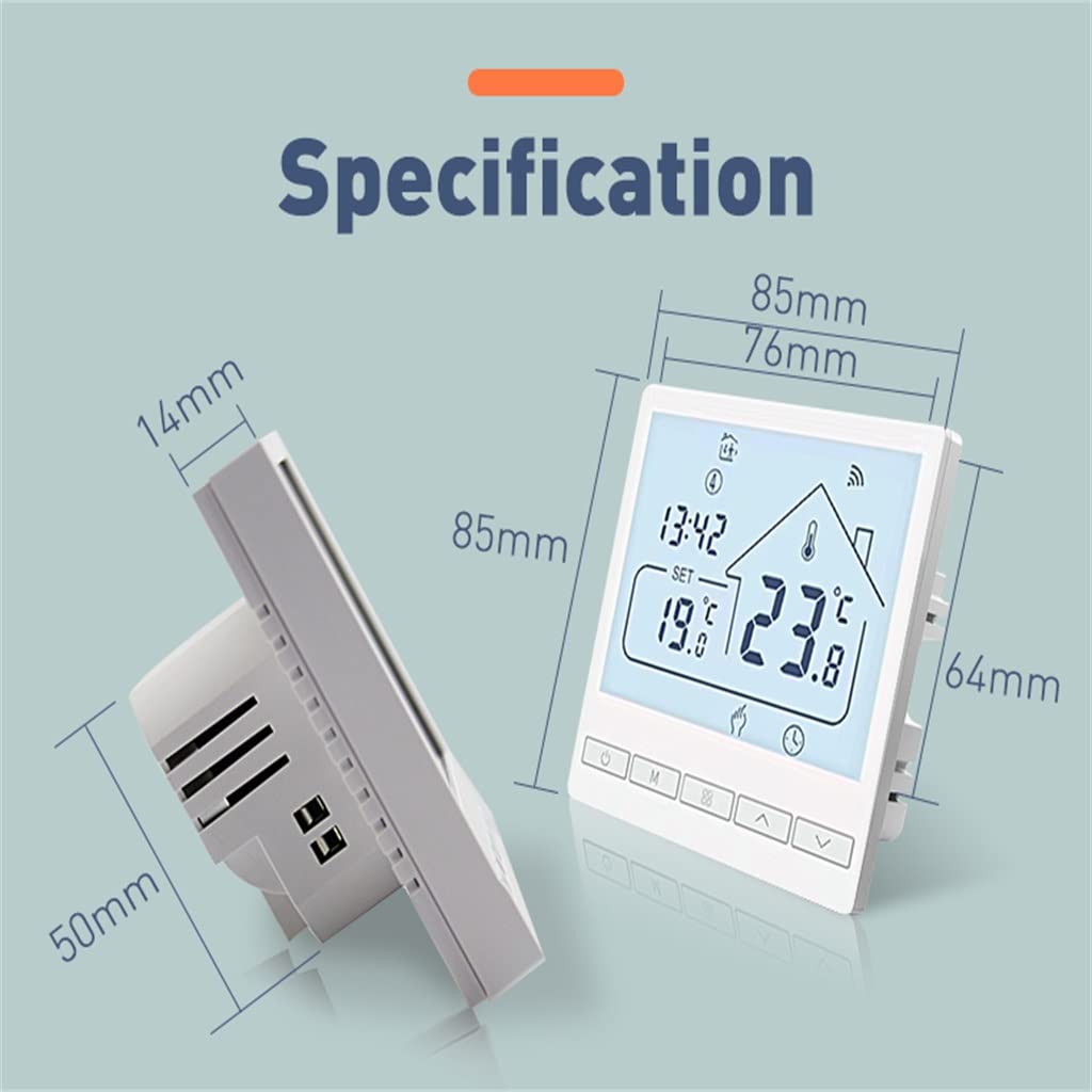 Tuya Smart Home Floor Thermostat Control Warm Underfloor Heating Temperature Regulator 220V