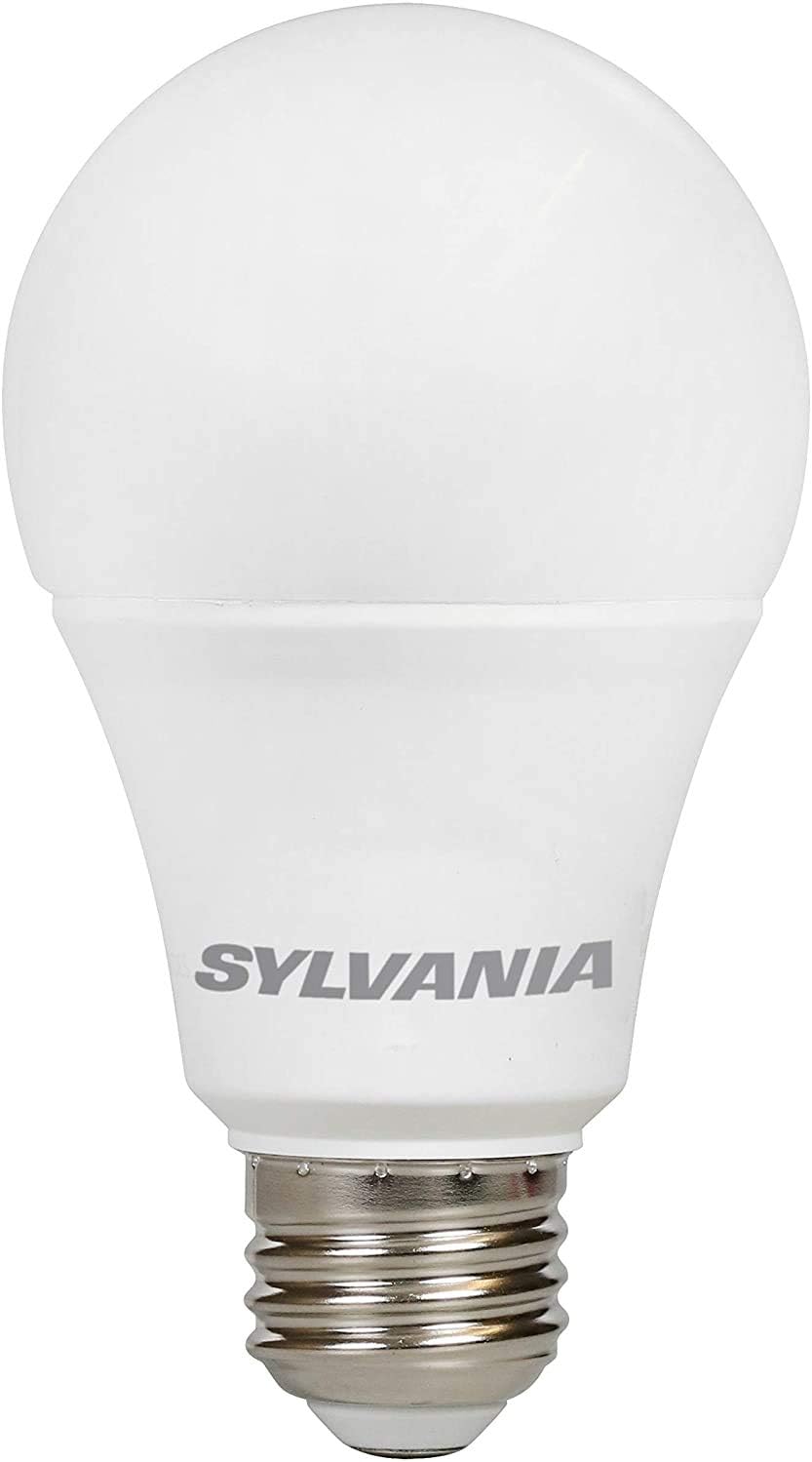 Sylvania ECO LED Light Bulb, A19 60W Equivalent, Efficient 9W, 7 Year, 750 Lumens, 2700K, Non-Dimmable, Frosted, Soft White - 8 Pack (40821)