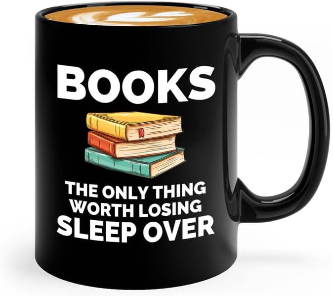 Book Lover Coffee Mug 11oz Black - The only thing - Gift For Poets Bookish People Bibliophile Librarian Book Club Reader