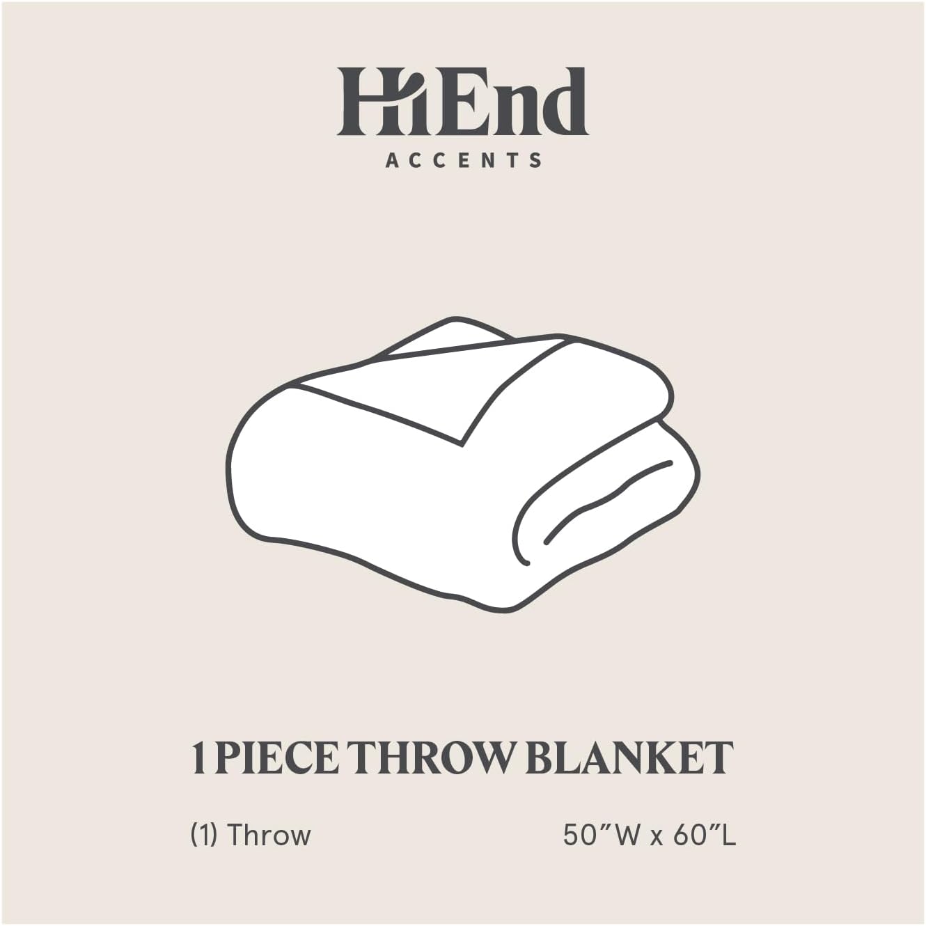 HiEnd Accents Teddy Throw Blanket, 50x60 inch, Caramel, Boucle Throw Blanket, Soft Cozy Classic Chic Casual HeavyBlanket, Modern Rustic Plush Comfy Warm Blanket for Bed, Sofa