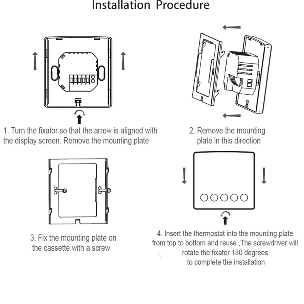 3.0 Thermostat Temperature Controller Water/Electric Floor Heating Gas Boiler Smart Life(GC)