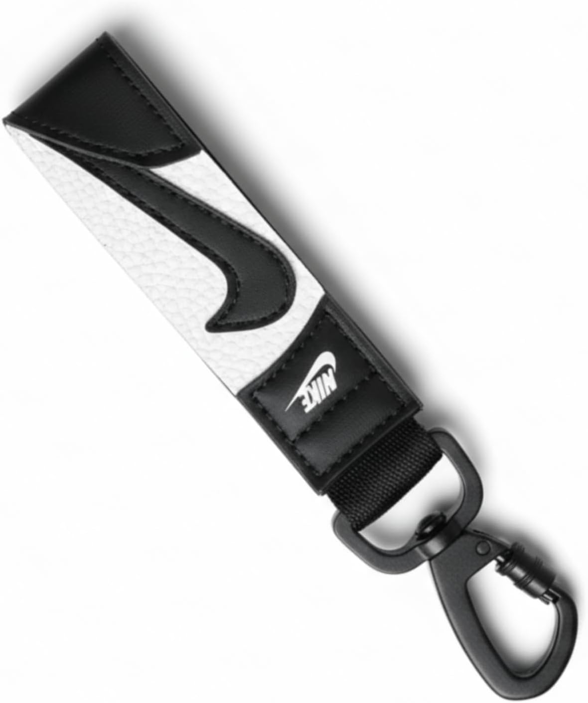 Nike Swoosh Key Holder - Durable Carabiner-Style Clip, Keychain with Iconic Branding