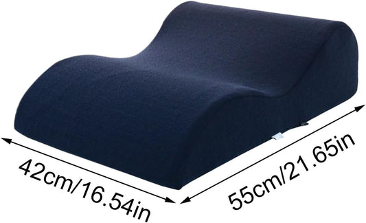Leg Wedge Pillow, Ergonomic Wave Shape Cushion, Multi Functional Bed Support, Comfortable Rest Aid for Friends Daughter Boys Women Teens Youth Girls, Reliable Tool for Family Health Care