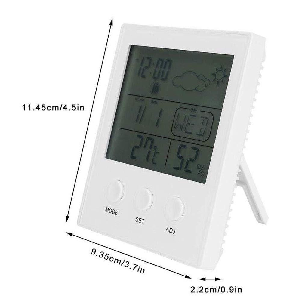 Digital Hygrometer Thermometer, Large Screen with Temperature and Humidity Meter, High Accuracy Gauge for Home Office Greenhouse