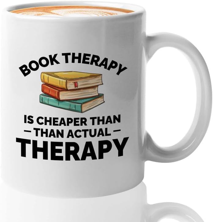 Book Lover Coffee Mug 11oz White - Cheaper than actual - Gift For Poets Bookish People Bibliophile Librarian Book Club Reader