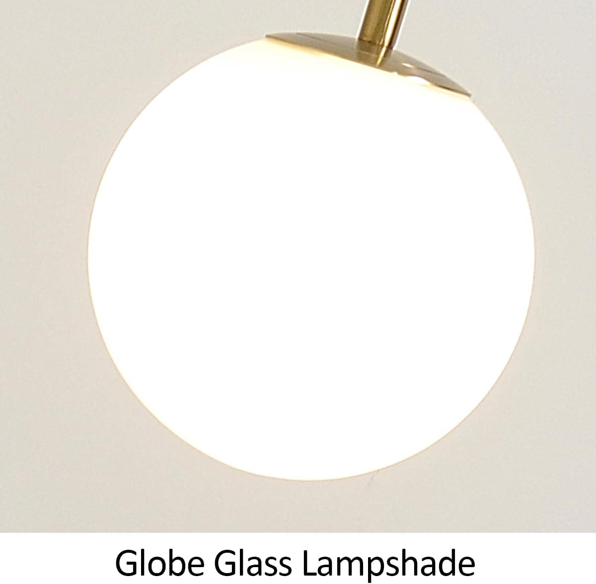 Globe Modern Floor Lamp Black Floor Lamp Height Adjustable Standing Lamps with Table & Marble Base Minimalist Metal Standing Reading Pole Lamp for Bedroom Home Decor