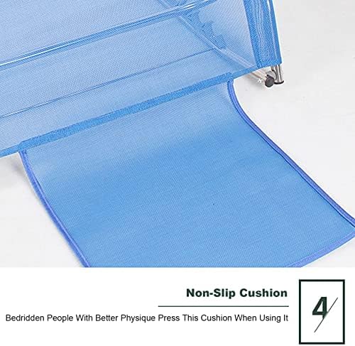 Bed Back Wedge Support,Adjustable Bed Back,Adjustable Angle Back Rest, Back Rest Lumbar Support Bed Backrest with Easy Set 6 Gears Angle Adjustment and Armrest, Read, Eat, Watch TV in Bed