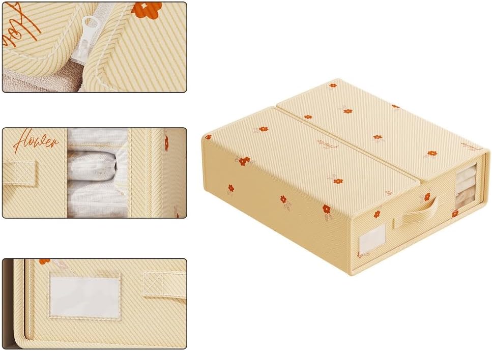 Ventilated Not Interlaced Pliable Planner Box Clear Window Compartment Home Bedroom Closet Storage Answer