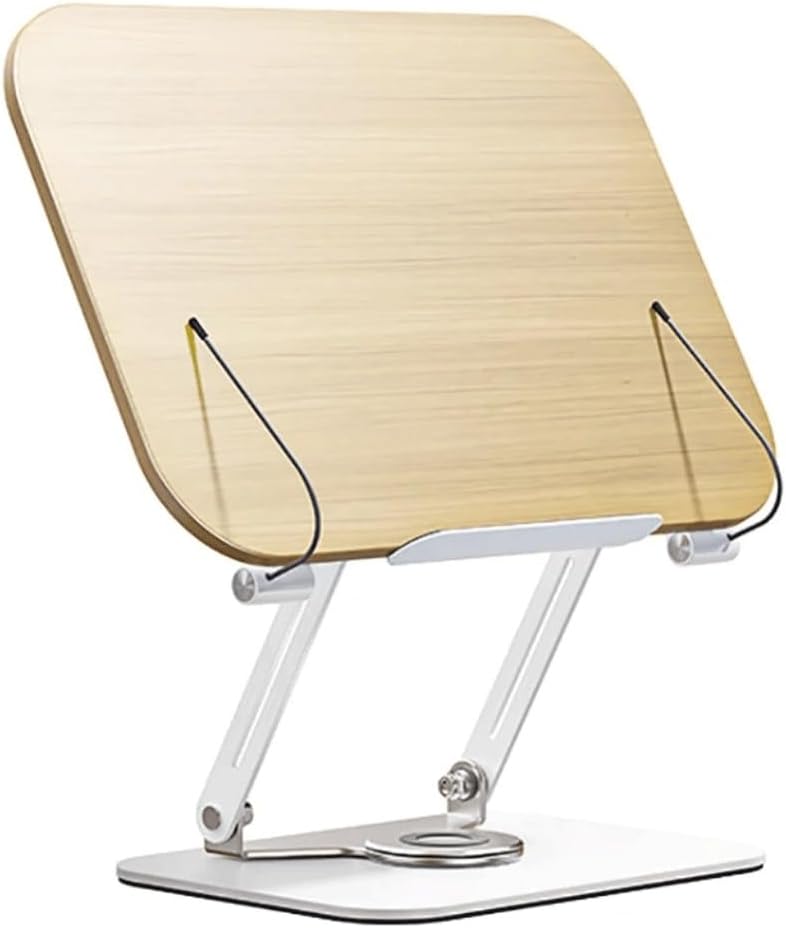 Adjustable Laptop Stand Portable Foldable Wooden
