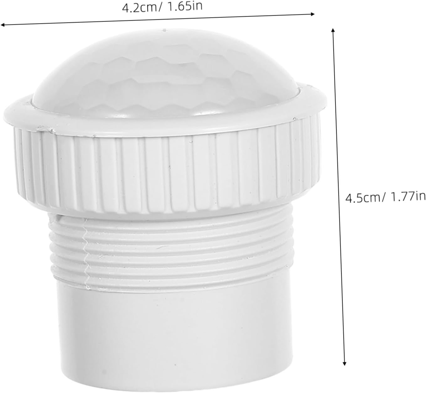 PRETYZOOM 2Pcs Motion Light Shade Installation Auto Light Switch for Home Security High Transparency Design for Outdoor and Indoor Use for Lighting
