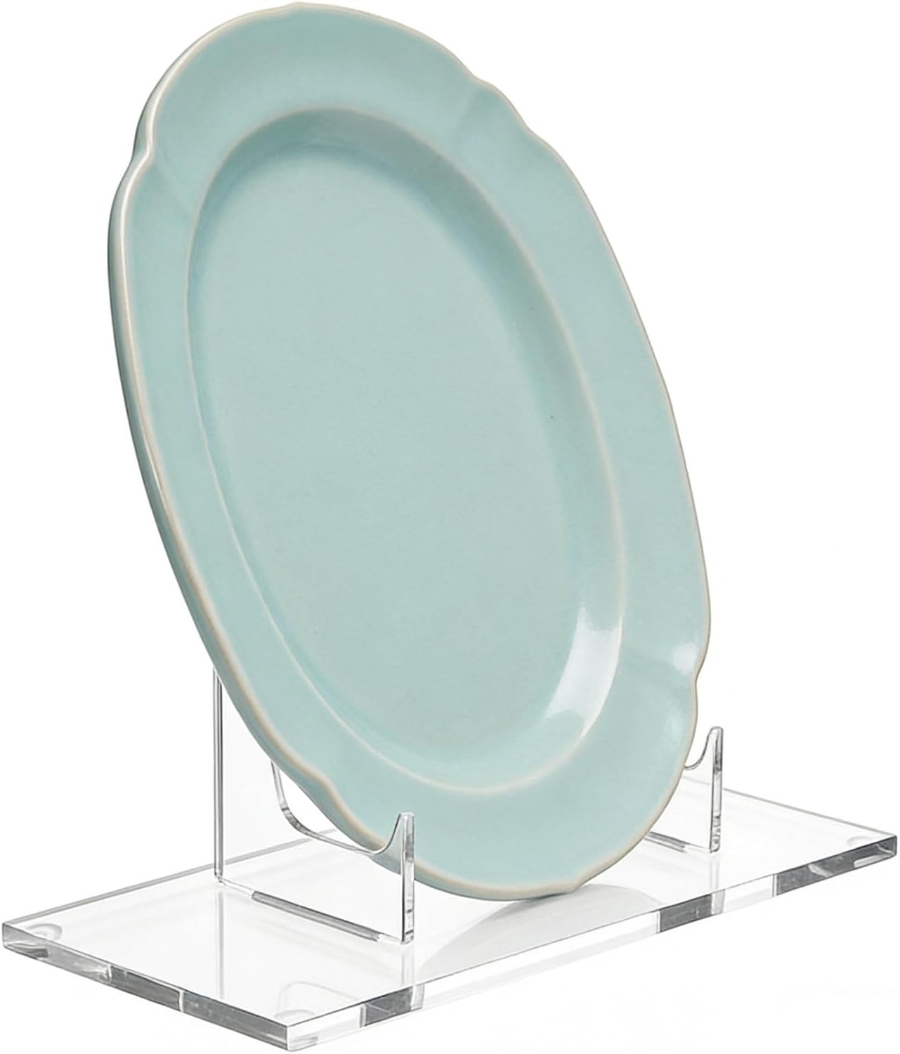 Acrylic Book Stand Clear Easel Stand for Display Acrylic Plate Display Holder for Picture Book Frame Vinyl Decorative Plate Platter Photo