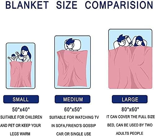 Cute Girl Ballerina Blanket Super Soft Warm Flannel Throw Blankets Dance Blankets for Sofa Couch Bed Decoration Girls Adult All Season Gifts 60"x50"