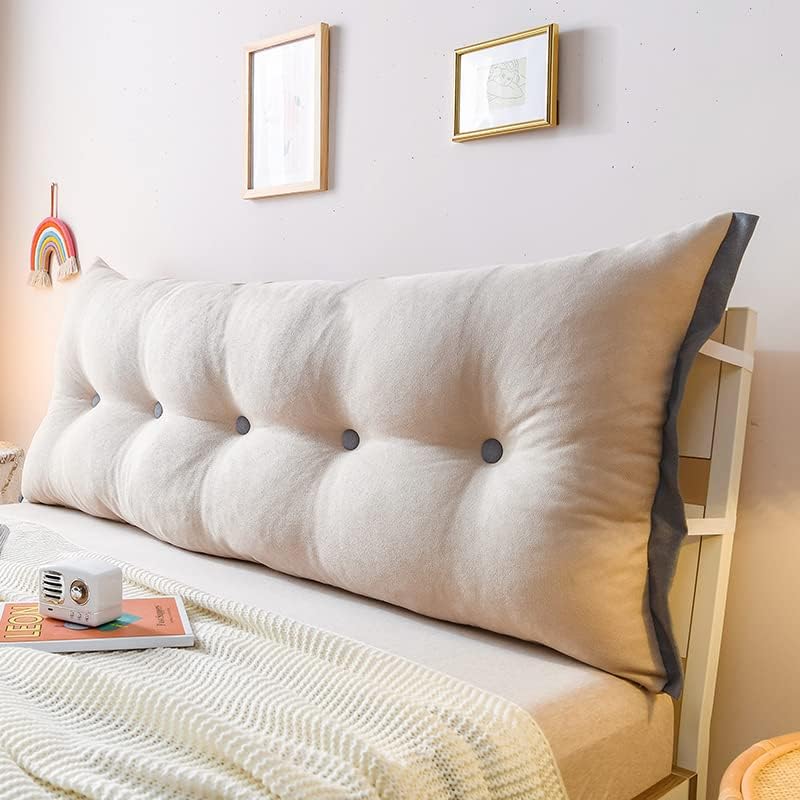 Triangular headboard Pillow, Headboard Back Cushion Wedge Pillow Cushion Full Twin Queen King Large Reading Pillow Rest Pillow daybed Sofa Bed Office Chair (Color : J, Size : 80x60cm(31x24inch))