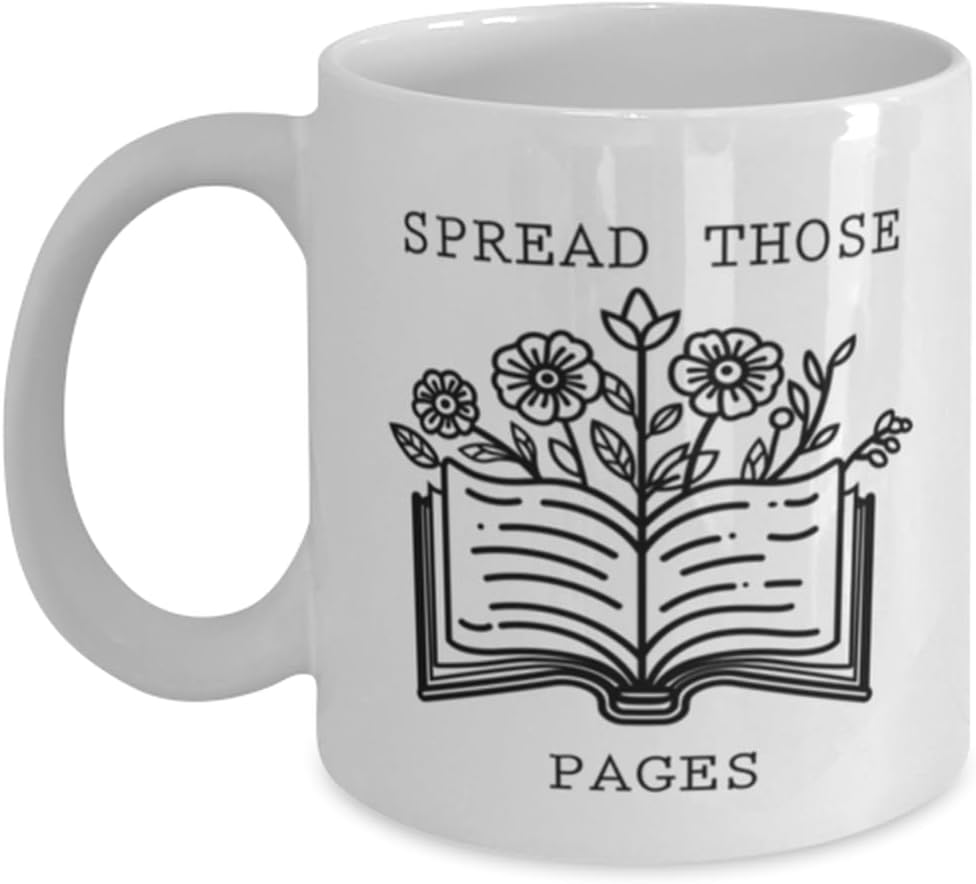 Generic Spread those pages mug. Smut Readers Mug, Funny Reading Mug, Spicy Book Club, Spicy Book Lovers Mug, Smut Reader Gift, Spicy Book Gift, Funny Bookish Gift, 11oz, White