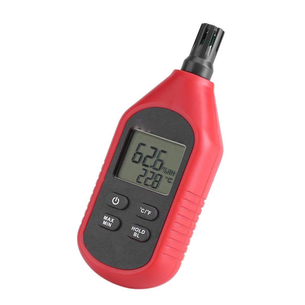Digital Thermometer Hygrometer Air Temperature Humidity Meters Gauge with Big Screen Stand
