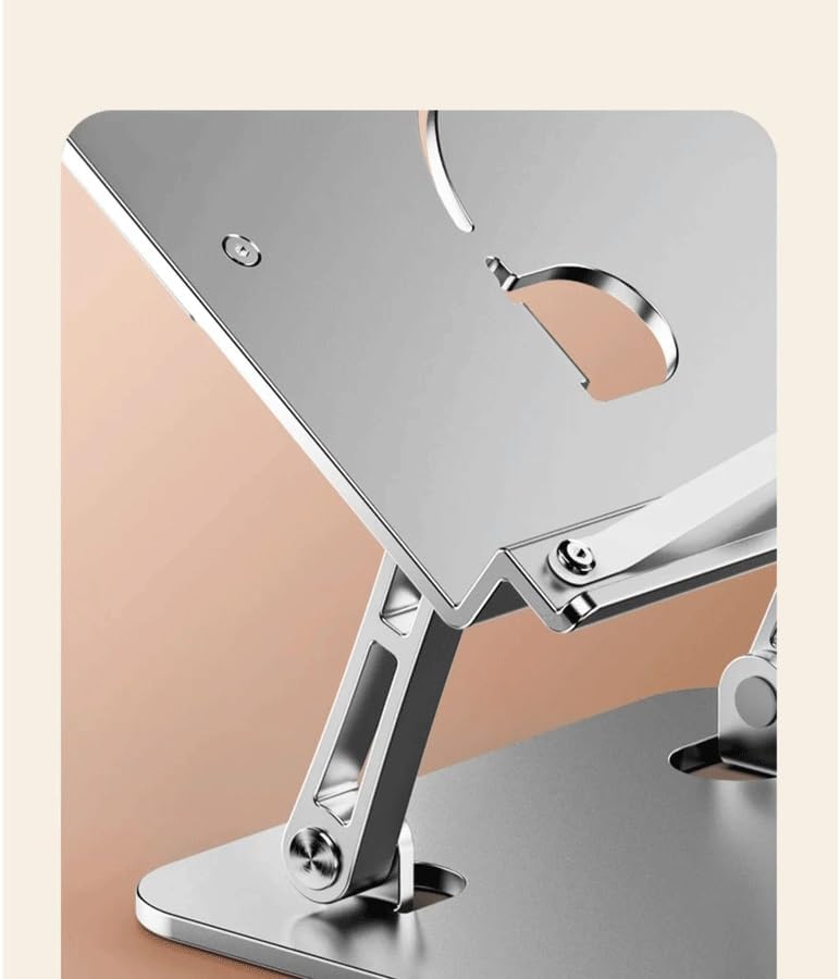 Adjustable Aluminum Bookshelf with Multiple Angles and Heights,Cooking Book Holder Desktop Reading Rack