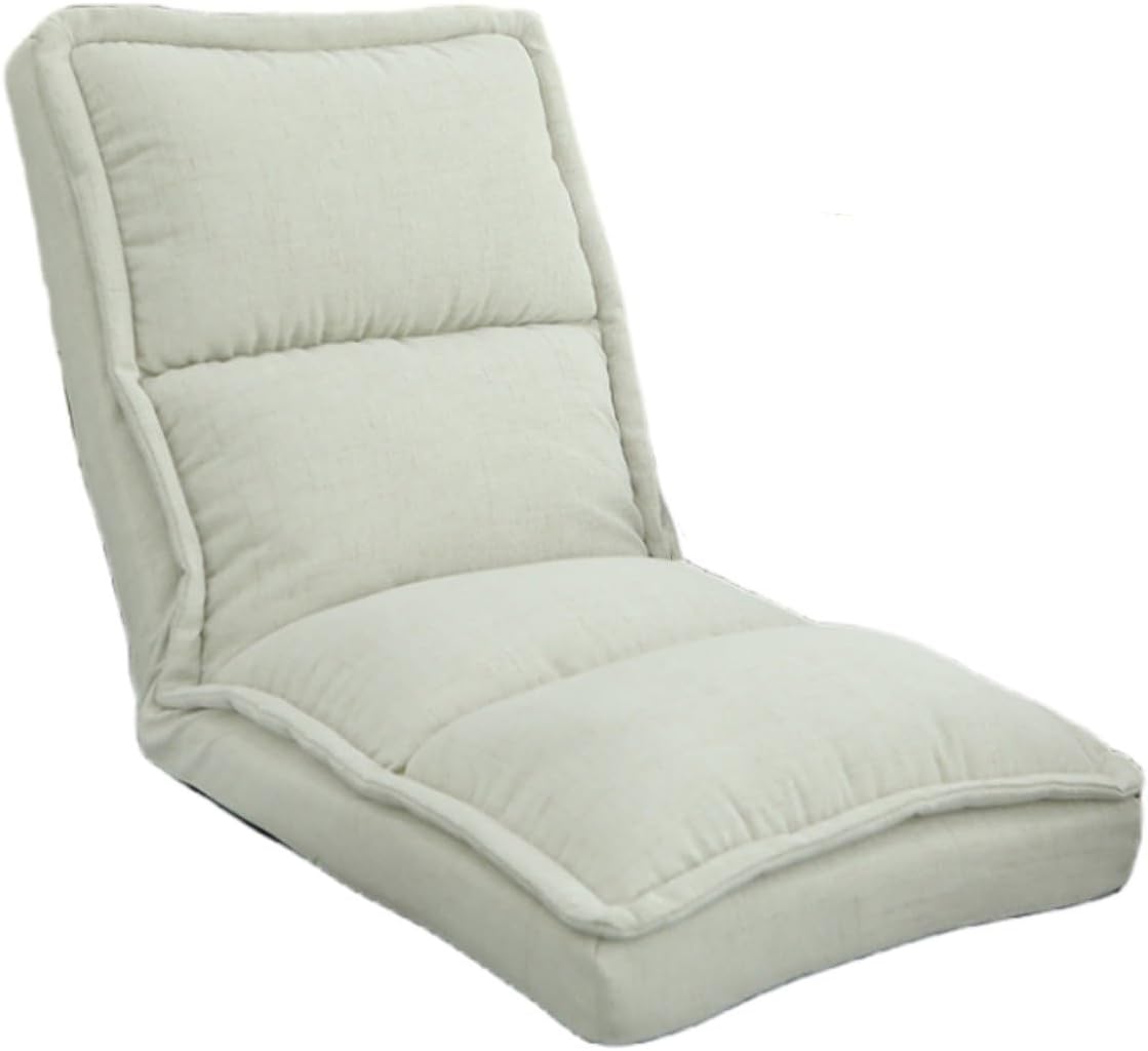 Folding Floor Gaming Chair,Adjustable Floor Lazy Sofa Chair,Indoor Chaise Lounge Folding Sofa Bed,for Adults Ideal for Reading Gaming Meditating, Folding Sofa Bed (Color :