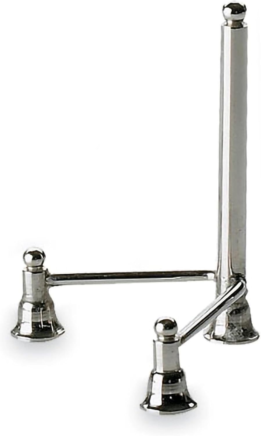 IHI EST. 1986 Small Miniature Free-Standing Design - 3.5 x 2 Inch Polished Nickle Decorative Easel Display Stand