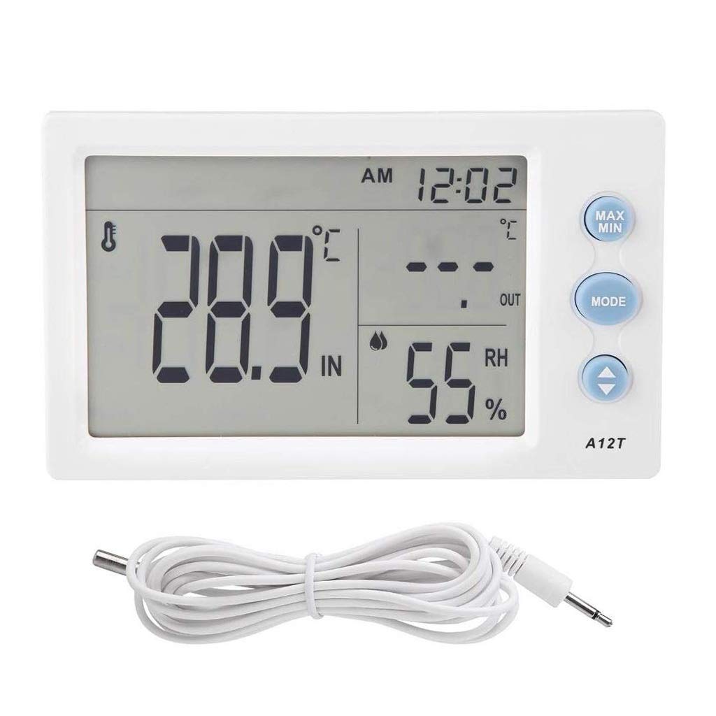 Digital Hygrometer Indoor Thermometer, Rare Screen Room Temperature Humidity Meter