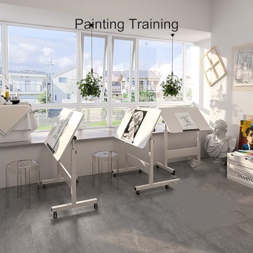 Drawing Tilting Tablet,Drafting Table,Folding Drawing Table, Height Adjustable Drafting Desk, Art Desk Reading Games and Paint for Home Office Couch Sofa Table (Size : 31.4in/80cm)